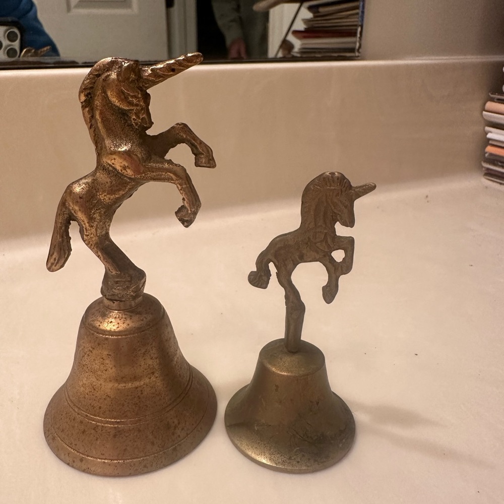 Unicorn brass bells